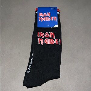 NWT Iron Maiden Black Socks
